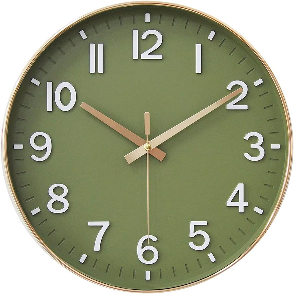 Best Green Large Wood Wall Clocks