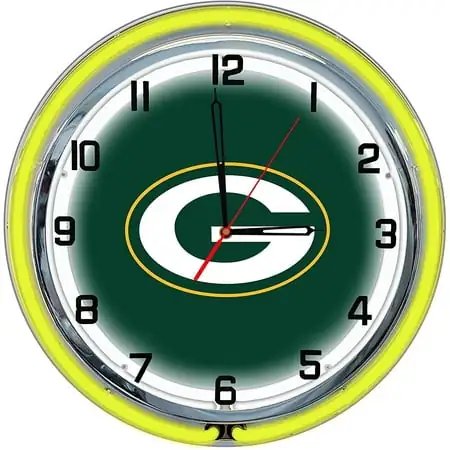 Imperial NFL 18 Neon Clock Green Bay Packers, One Size