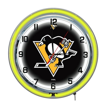 Imperial Pittsburgh Penguins 18'' Neon Clock