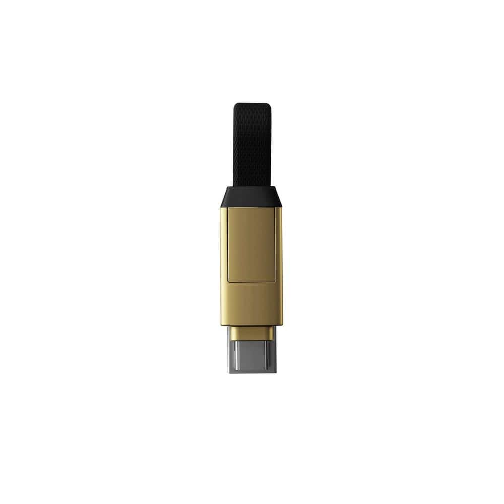 InCharge 6 Saturn Gold 6 in 1 Charging Cable