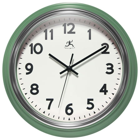 Infinity Insturments Gas Station Classic Wall Clock - Green