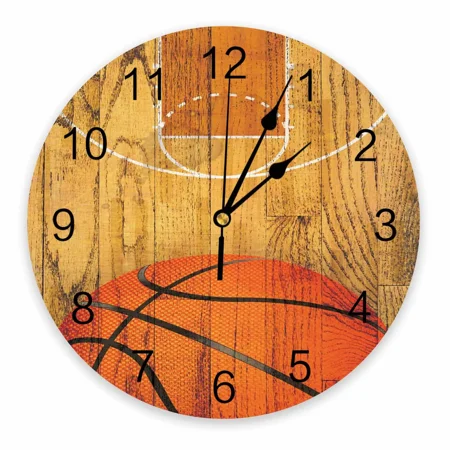 Italian Roman Retro Style Ruins Round Wall Clock Hanging Silent Time Clock Home Interior Bedroom Living Room Office r