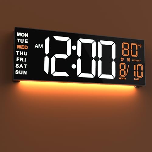 Best Large Digital Led Wall Clocks