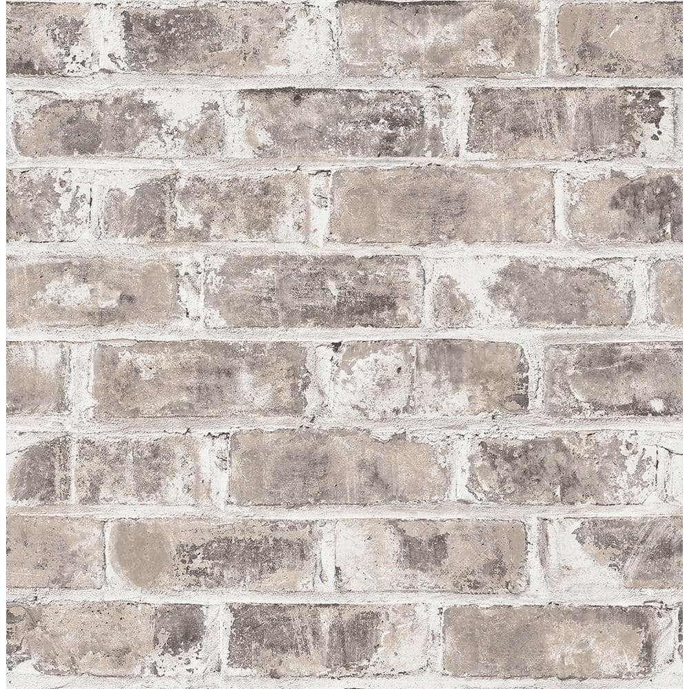 Jomax Grey Warehouse Brick Grey Wallpaper Sample