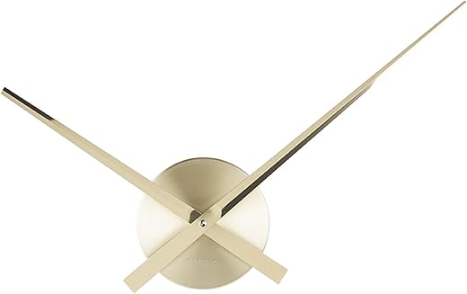 Karlsson Little Big Time Aluminum Wall Clock, Mini, Gold