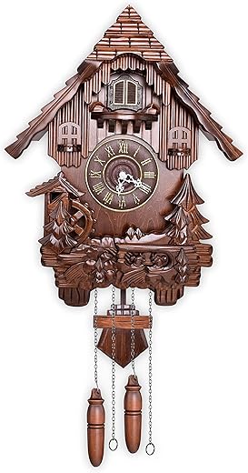 Kendal Cuckoo Clock Vintage Wall Clock Handcrafted Wood Cuckoo Clock Black Forest House Home Decor MX207C