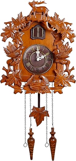 Kendal Large Handcrafted Wood Cuckoo Clock MX015-1