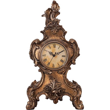 Kensington Hill Taryn Vintage Style 16 1/4 High Table Clock