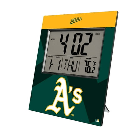 Keyscaper Oakland Athletics Digital Desk Clock