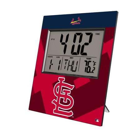 Keyscaper St. Louis Cardinals Digital Desk Clock