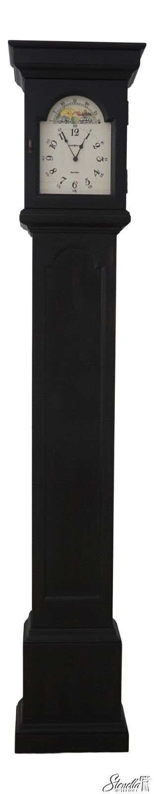 L64963EC: HOWARD MILLER Country Style Painted Grandfather Clock