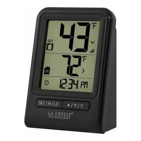 LaCrosse 308-1409BT-CBP Wireless Thermometer, Black - Quantity 6