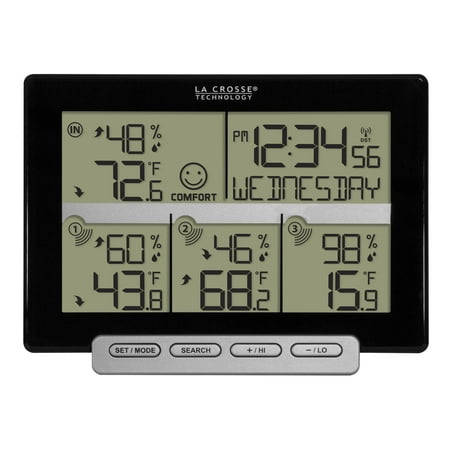 La Crosse Technology 308-1412-3TX 3-Channel Wireless Weather Station