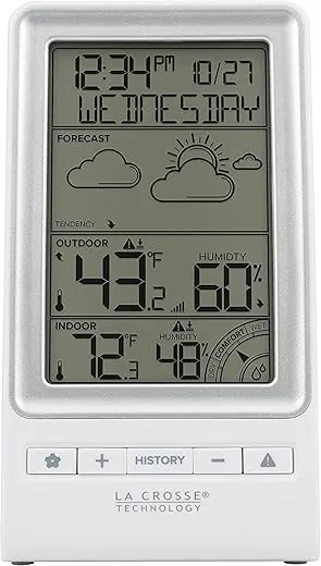 La Crosse Technology 308-1415FCT Wireless Forecast Station, White