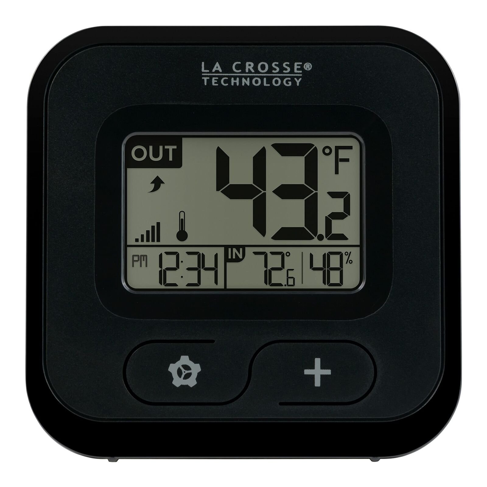 La Crosse Technology 308-147 Wireless Compact Digital Thermometer with Humidi...