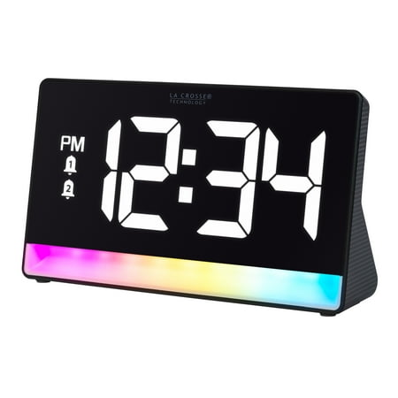 La Crosse Technology Digital Color Changing Deep Sleep Alarm Clock