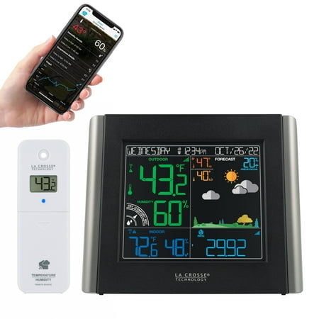 La Crosse Technology Digital Wireless Color Wifi Weather Station, V11-TH