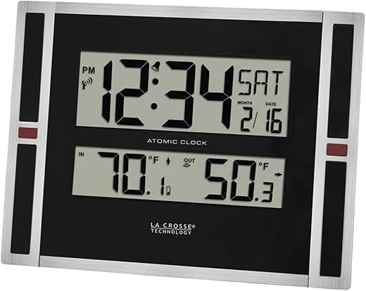 La Crosse Technology Indoor/Outdoor Thermometer & Atomic Clock (513-149)