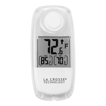 La Crosse Technology Plastic Solar Window Thermometer with Built-in battery, 306-318