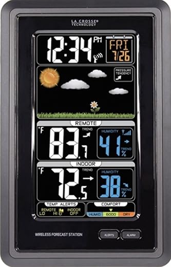 Best La Crosse Technology Wireless Color Forecast Station Clocks