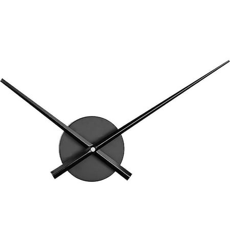 Large Clock Hands And Mechanism, Modern Black Long Hands Wall Clock-black