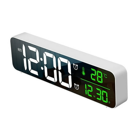 Large Digital Wall Clock , Large Display Digital Clock with Time Date Temp Week, Timer, Wall Mount for Living Room/Gym/Shop/Warehouse/Office Decor