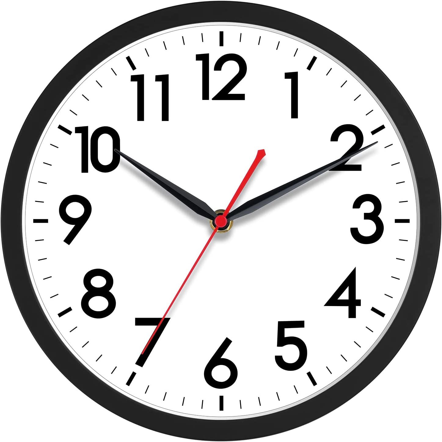 Large Numbers Silent Wall Clock Oversized Modern Big For Living Room Home Office