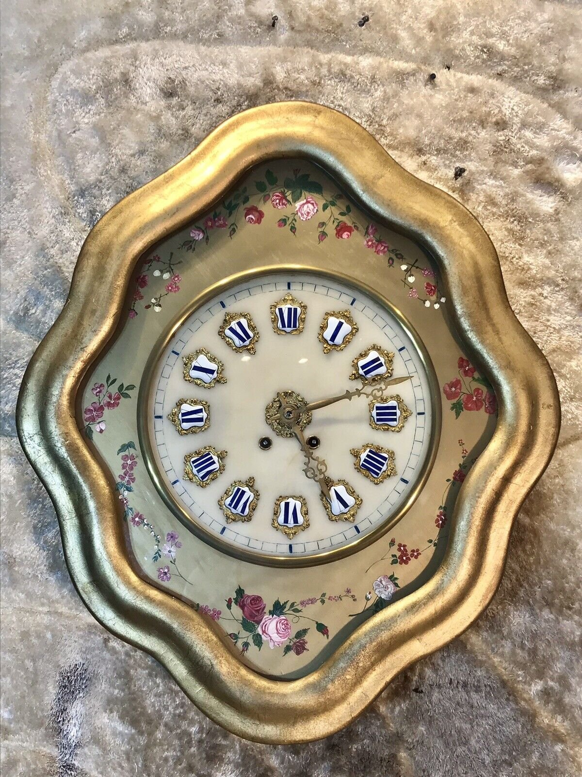 Large Vintage Antique French Napoleon,repeate ,prayer Chimes Strike Clock