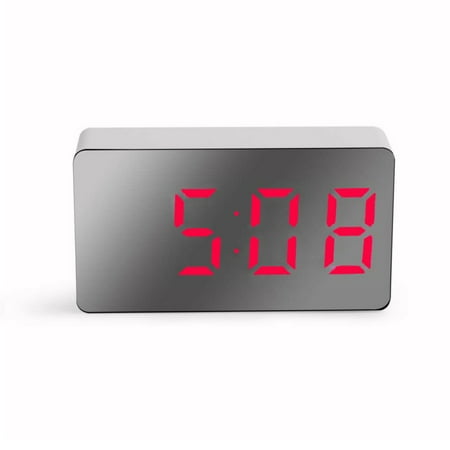 LED Digital Electric Clock Desktop Electronic Clocks Red