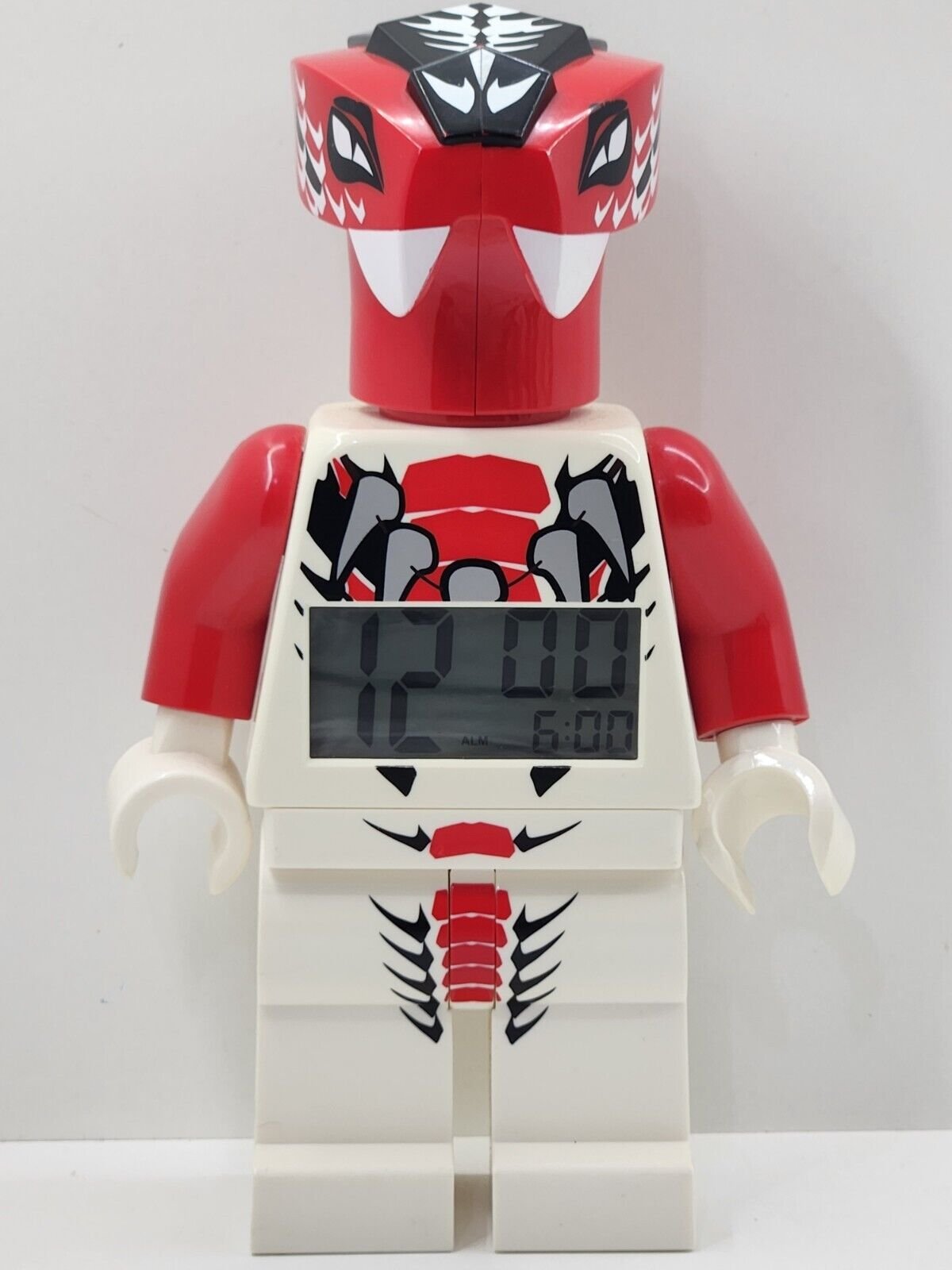 Lego Ninjago Fang-Suei Snake Head Figure Digital Alarm Clock
