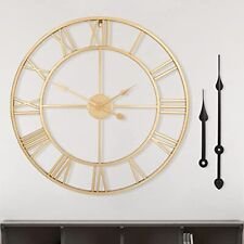 LEIKE Large Modern Metal Wall Clocks 60CM / 24 Inch Assorted Sizes , Colors