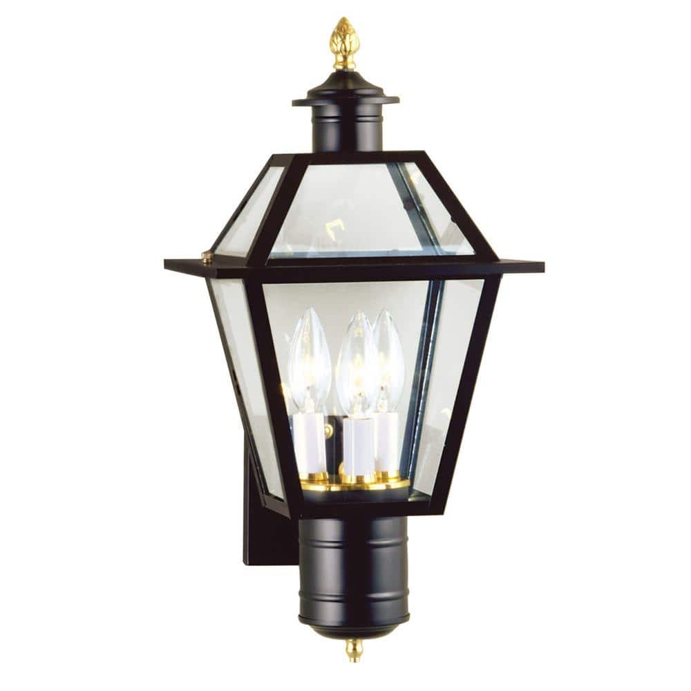 Lexington 1-Light Black Outdoor Wall Sconce