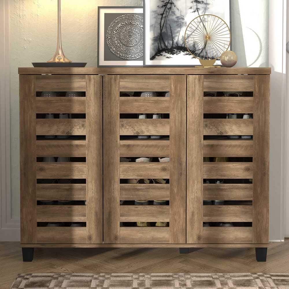 Lismore 35.4 in. H X 45.3 in. W Knotty Oak 20 Pairs...