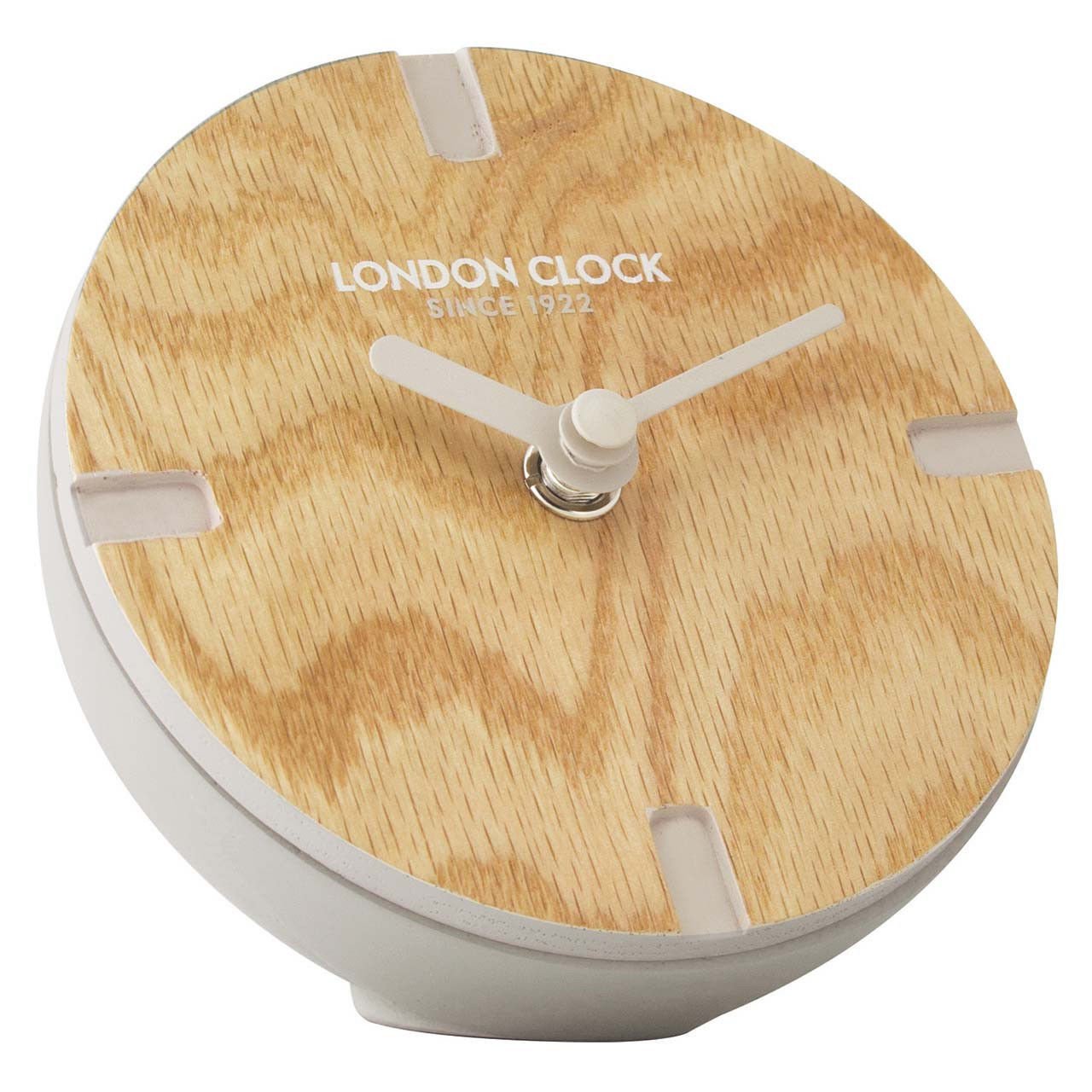 London Clock Atom Spherical Mantle Clock - Urban Luxe Collection - NIB - Wood