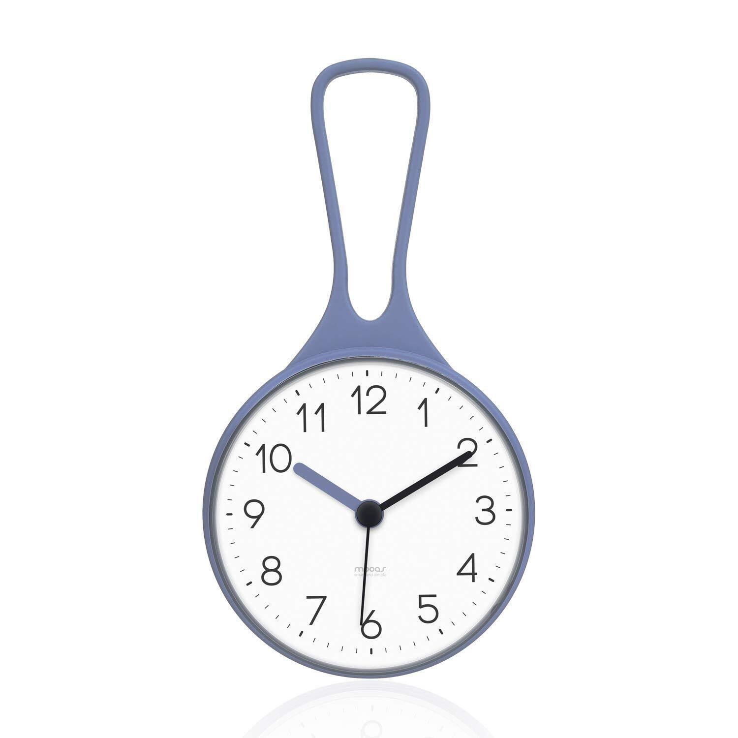 Loop Bathroom Clock Shower Clock Waterproof Shower Clock Hanging Clock With Hook