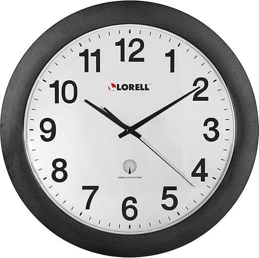 Best Lorell Radio Controlled Quartz Wall Clocks