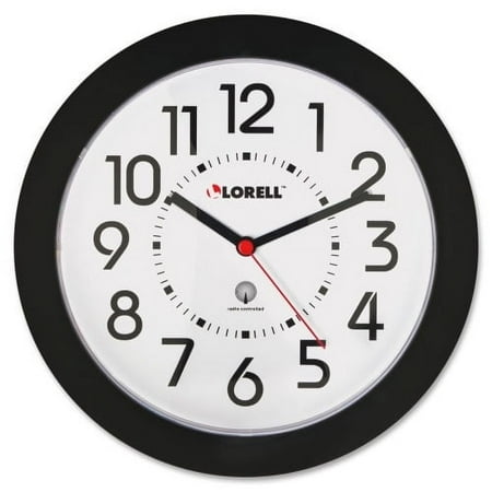 Lorell 9 Analog - Quartz - White Main Dial - Black/Plastic Case