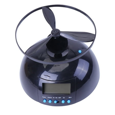 Loud Helicopter Alarm Clock Screw-propeller Alarm Clock Snooze Alarm Clock Ufo Alarm Clock Flying Alarm Clock