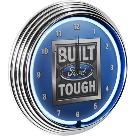 LueInJoy Neonetics Built Ford Tough Neon Wall Clock 15-Inch