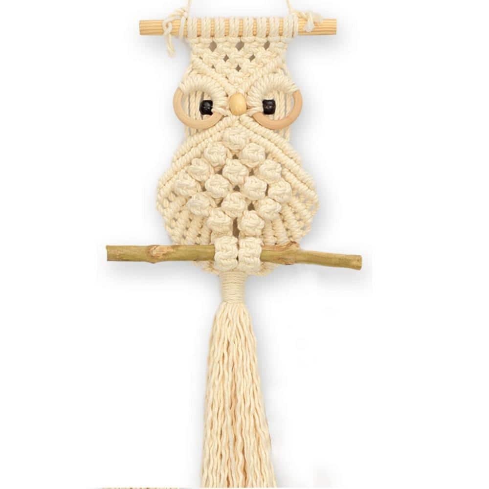 Macrame Wall Decor Bohemian Decor Tapestry Hanger Bird Wall Decor Owl Wall...