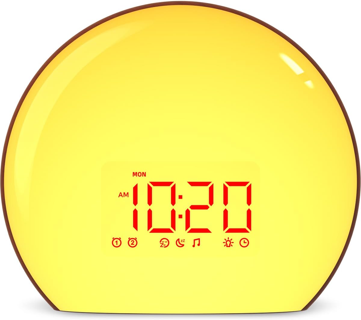 Magicteam Sunrise Alarm Clock Wake Up Clock Natural Sunset Simulation 21 Soothing Sounds Dual Alarm 6 Times Snooze 28 Ringtones Dimmable 12 Colors Night Light 10 Timer Options Adjustable Volume