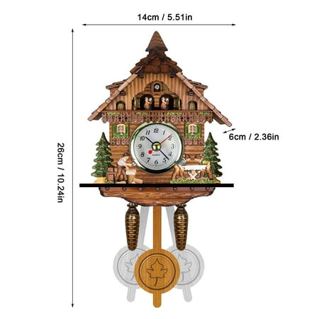 magnetic clock large wall decor silent mantel clock Cuckoo Wall Clock Chime Alarm Retro Wooden Living Room outdoor wall clock bathroom decor wall clock radio for bedroom