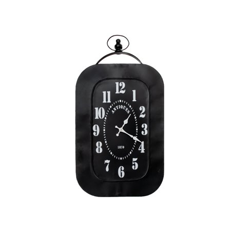 Maison Concepts Zedd Metal Rectangular Clock (30 L X 16 W X 2 H)