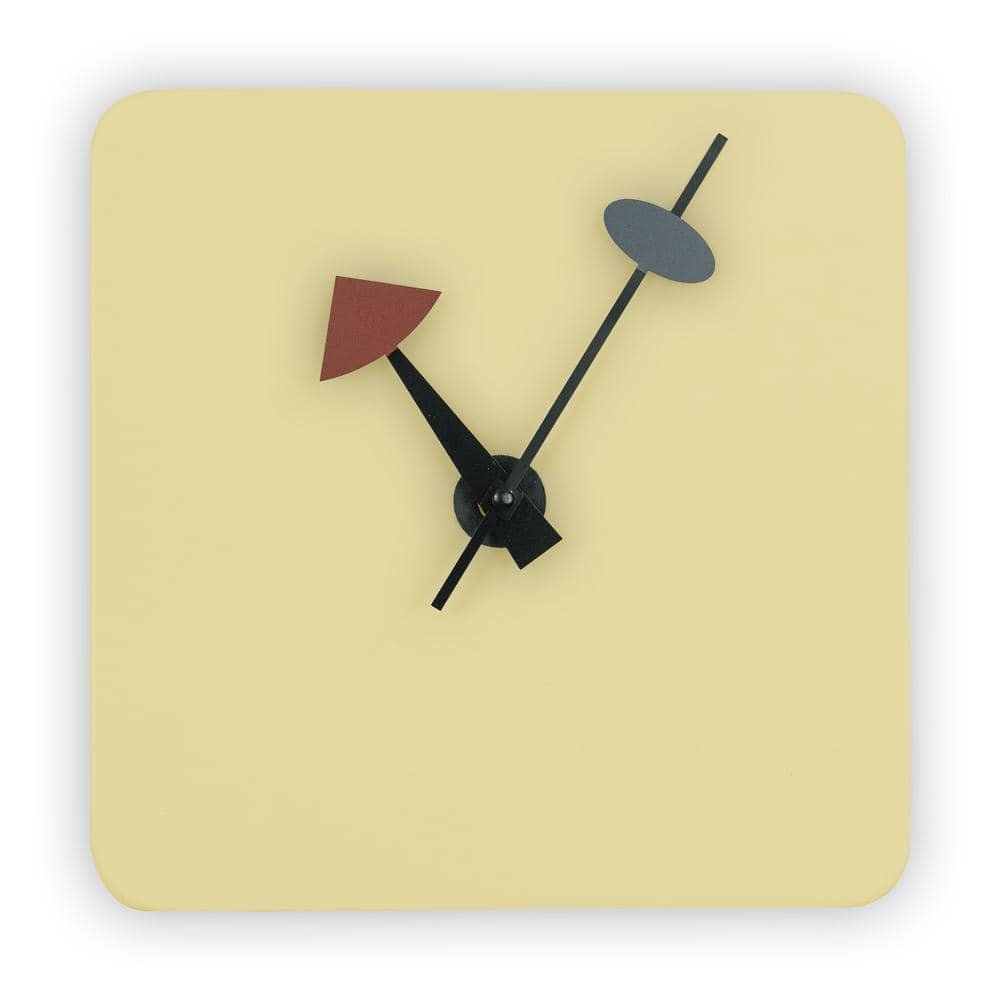 Manchester Cream Analog Wood Non-Ticking Wall Clock