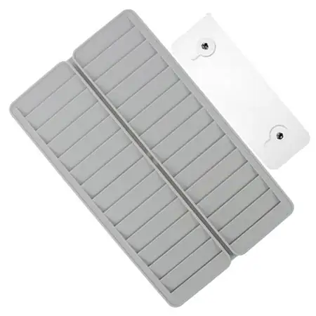 Material Card Rack Cards Holder Reuseable Clocks Wall Mount Plastic Attendance for Office Child