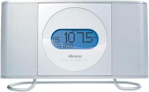 Memorex Clock Digital Radio with CD Front Load Player