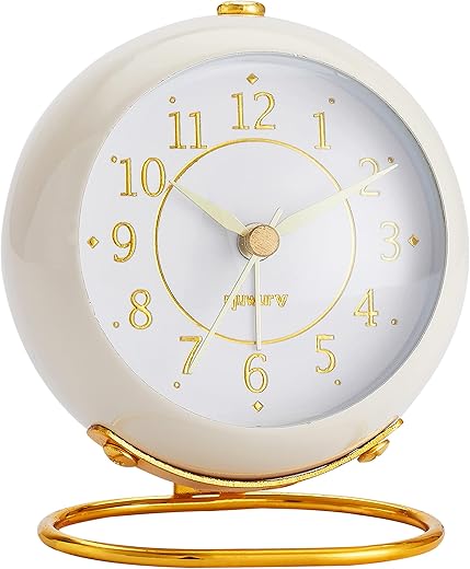 Best Lovely Metal Desk Clocks