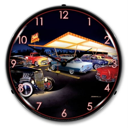 MGL1209407 Teds Drive In clock - Made in USA