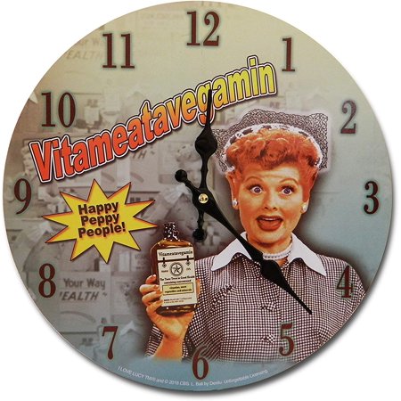 Midsouth Products I Love Lucy Clock - Vitameatavegamin