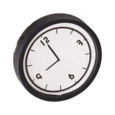 Miniature Clock Decor Ornament Clocks Decorate Wall Wooden